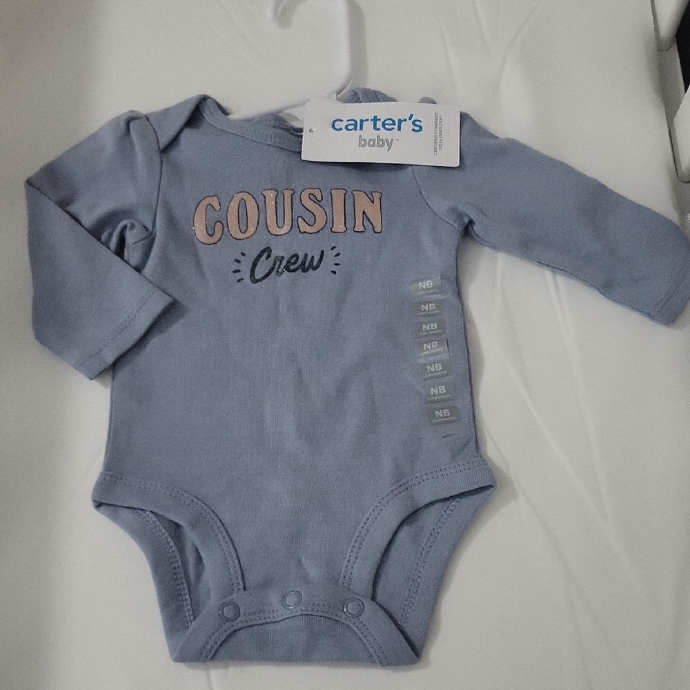 Carter's Blue Cousin Crew Bodysuit
